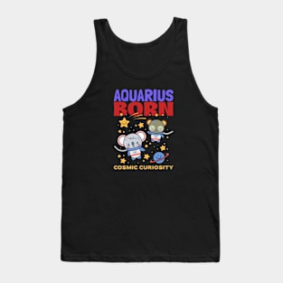 Aquarius Born Cosmic Curiosity Tank Top